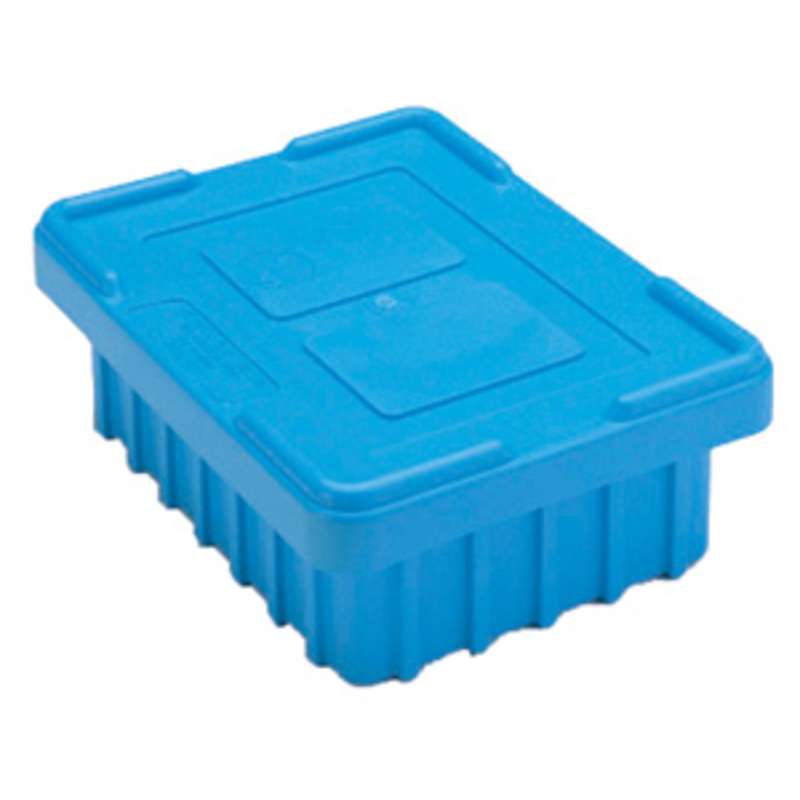 Dissipative Snap-On Tote Box Cover for TB92000BAS (Excluding TB92050BAS) Series Tote Boxes, Blue, 14-7/8 x 9-1/4"